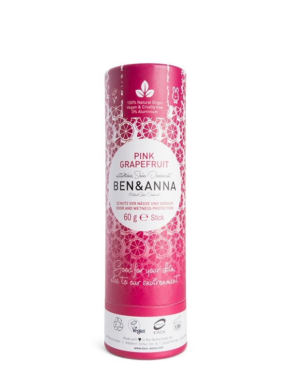 Deodorante solido pink grapefruit ben & anna